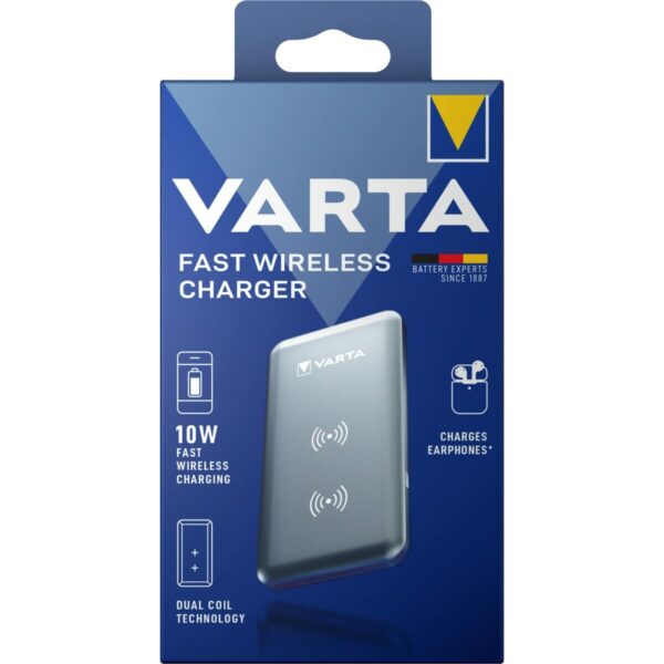 Power Bank Inalámbrico Varta Fast Wireless Plata - Imagen 5