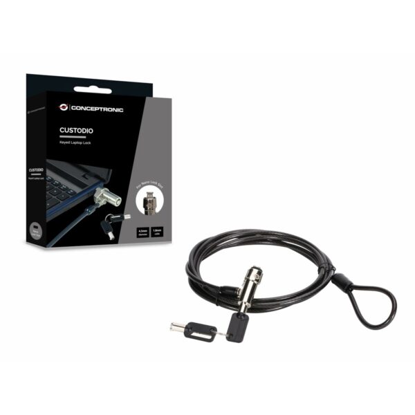 Cable de Seguridad Conceptronic 110507207101 1,8 m - Imagen 2