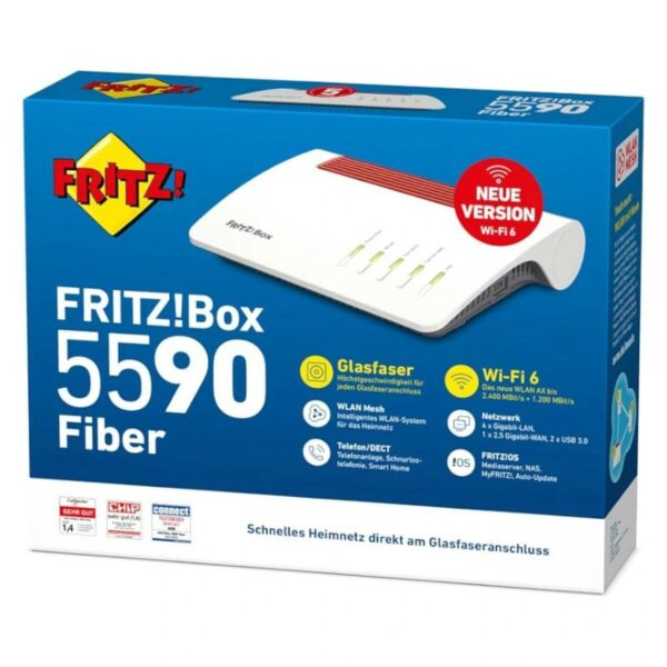 Punto de Acceso Fritz! FRITZ BOX 5590 FIBER WRLS Blanco - Imagen 2