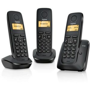 Teléfono Inalámbrico Gigaset A170 TRIO 1,5" Negro
