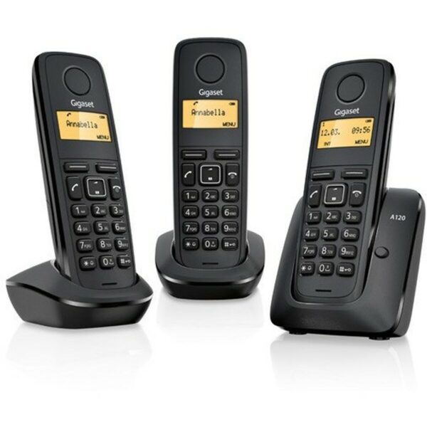 Teléfono Inalámbrico Gigaset A170 TRIO 1,5" Negro