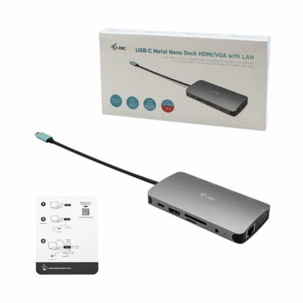 Dockstation i-Tec C31NANODOCKVGAPD     Plata - Imagen 2