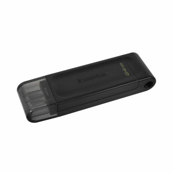 Memoria USB Kingston DT70/64GB usb c Negro 64 GB - Imagen 3