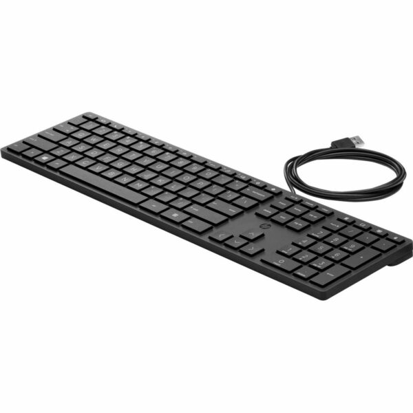 Teclado HP 9SR37AA#ABE Negro Qwerty Español - Imagen 2