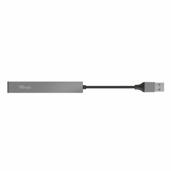 Hub USB Trust 23786 USB x 4 Gris Plateado Aluminio 3600 W - Imagen 3