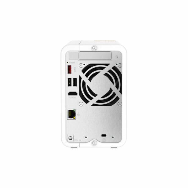 Almacenamiento en Red NAS Qnap TS-262 Blanco Dorado Intel Celeron - Imagen 4