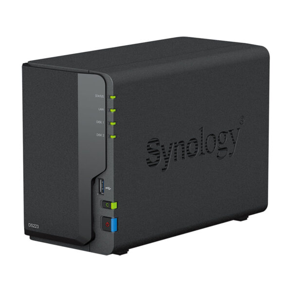 Almacenamiento en Red NAS Synology DS223 Negro - Imagen 3