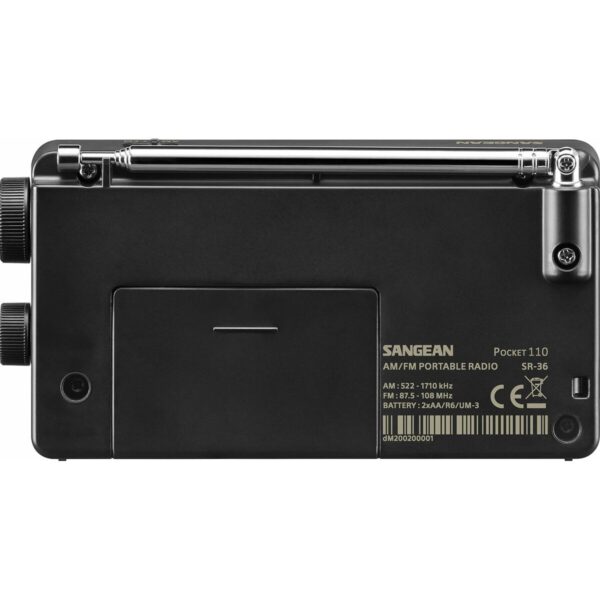 Radio Sangean SR36B NEGRO Negro - Imagen 3