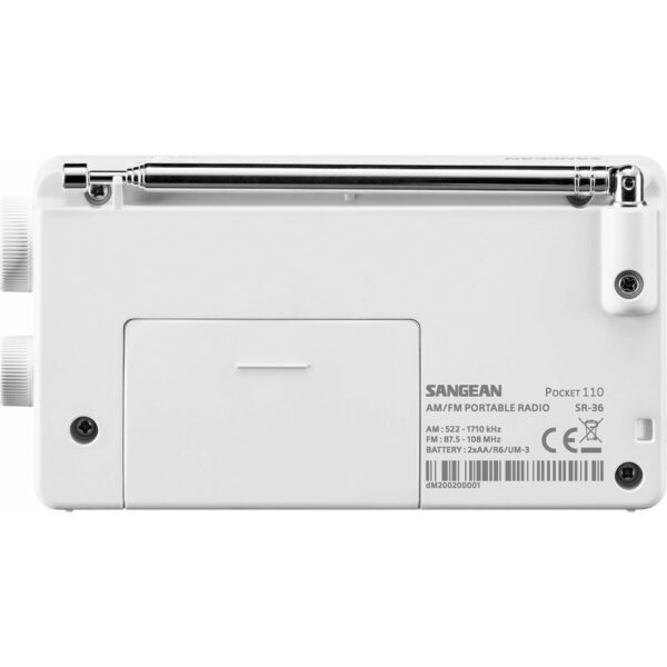 Radio Sangean SR36W BLANCO Blanco - Imagen 3