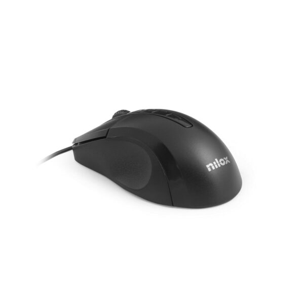Ratón Óptico Nilox MOUSB1001 1000 DPI Negro - Imagen 5