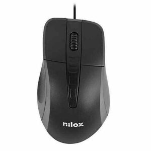 Ratón Óptico Nilox MOUSB1001 1000 DPI Negro