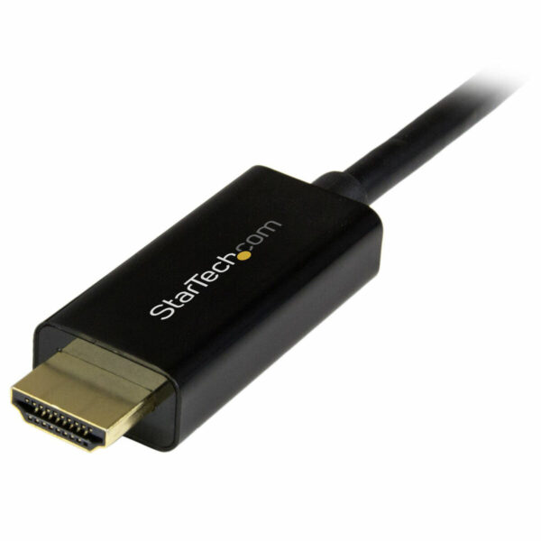 Cable DisplayPort a HDMI Startech DP2HDMM2MB           (2 m) Negro - Imagen 2