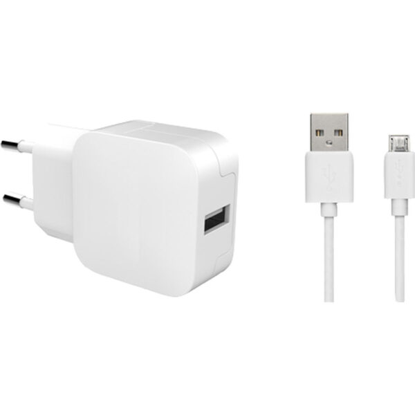 Cargador de Pared BigBen Connected CSCBLMIC2.1AW Blanco (1 unidad) - Imagen 3