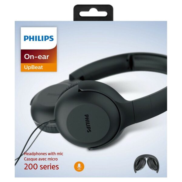 Auriculares de Diadema Philips TPV UH 201 BK Negro - Imagen 3