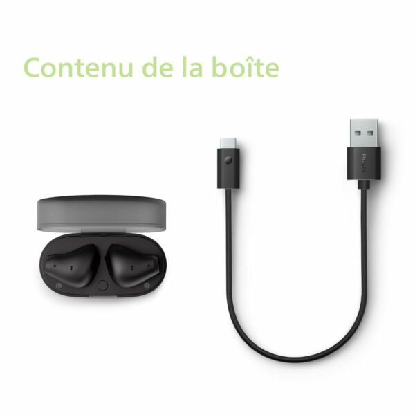 Auriculares Bluetooth Philips TAT2139BK/00 Negro - Imagen 3