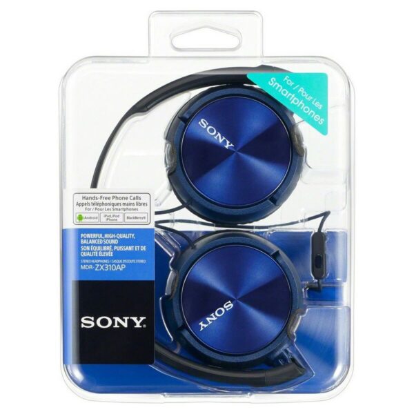 Auriculares de Diadema Sony MDRZX310APL.CE7 Azul - Imagen 3