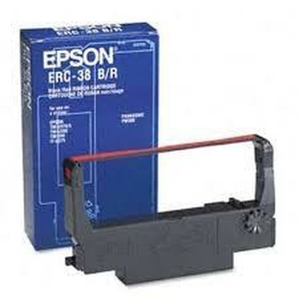 Cinta Matricial Original Epson C43S015376 Negro Rojo/Negro - Imagen 2
