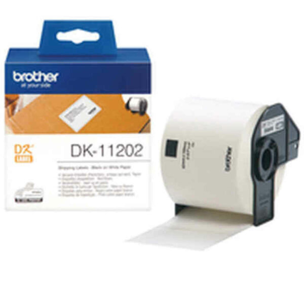 Etiquetas para Impresora Brother DK-11201 Negro/Blanco - Imagen 2