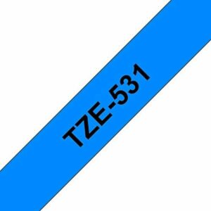 Cinta Laminada para Rotuladoras Brother Tape TZE531 Azul 12 mm