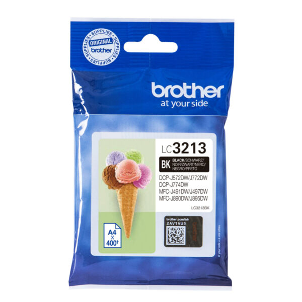 Cartucho de Tinta Original Brother LC-3213BK Negro