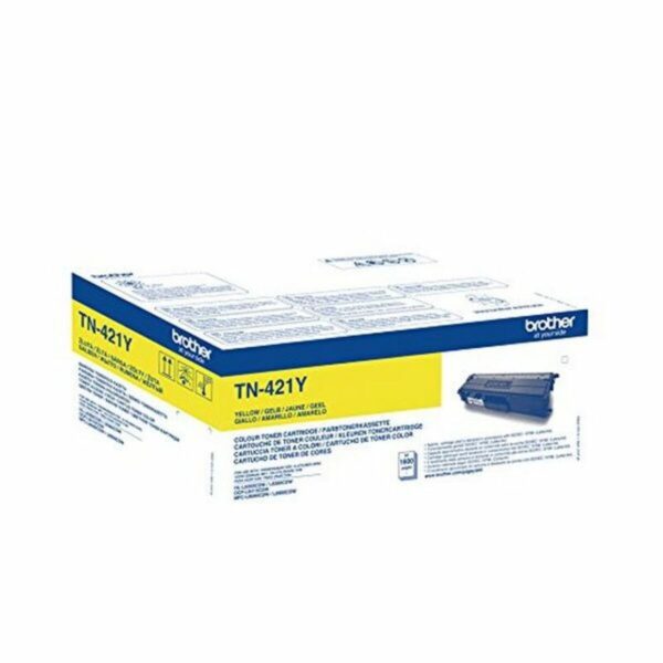 Tóner Original Brother TN-421Y Amarillo Negro - Imagen 3