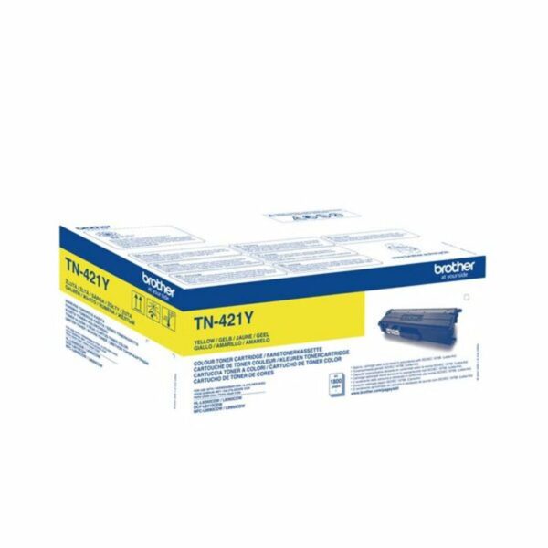 Tóner Original Brother TN-421Y Amarillo Negro - Imagen 5