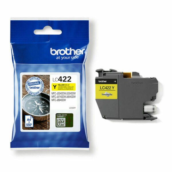 Cartucho de Tinta Original Brother LC-422Y Amarillo - Imagen 4