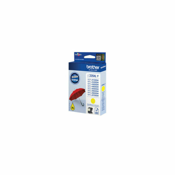 Cartucho de Tinta Original Brother LC-225XLYBP Amarillo