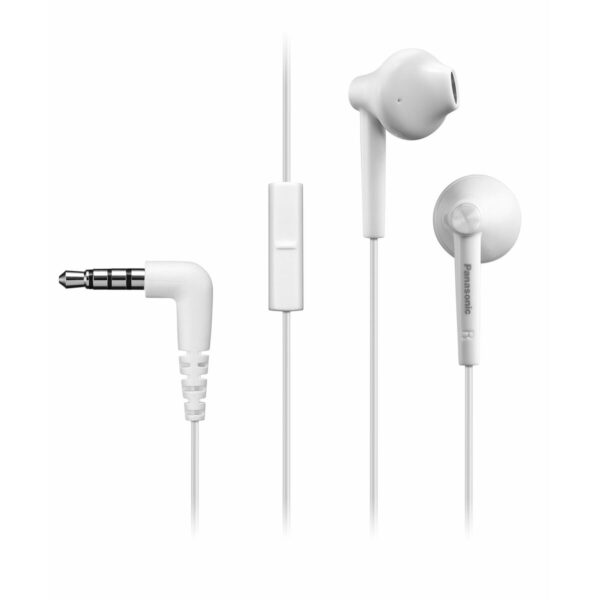 Auriculares con Micrófono Panasonic RP-TCM55E-W Blanco - Imagen 2