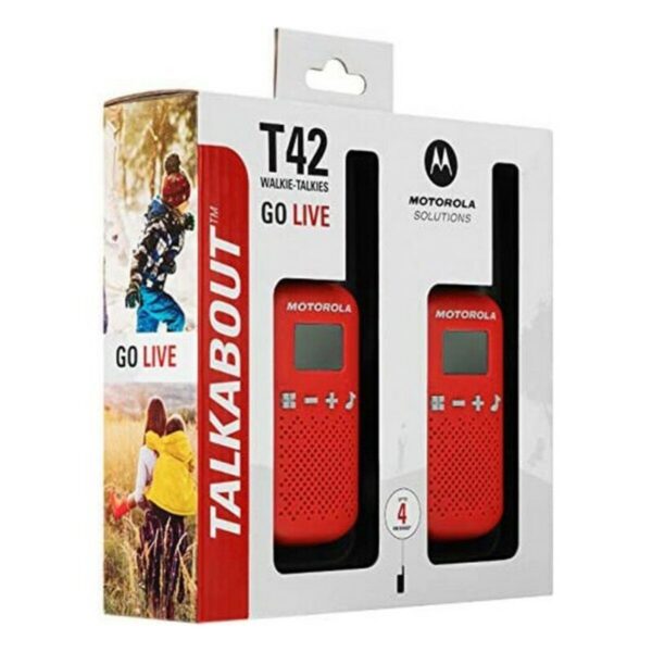 Walkie-Talkie Motorola T42 RED 1,3" LCD 4 km - Imagen 5