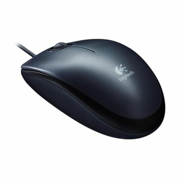 Ratón Óptico Logitech LGT-M90 USB Negro Gris - Imagen 2