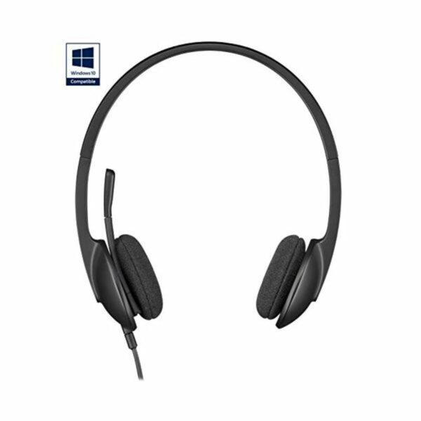 Auriculares con Micrófono Logitech H340 USB 1,8 m Negro - Imagen 2