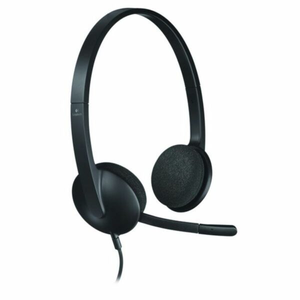 Auriculares con Micrófono Logitech H340 USB 1,8 m Negro - Imagen 3