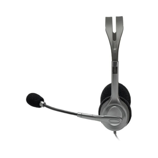 Auriculares con Micrófono Logitech H111 Negro Gris - Imagen 6