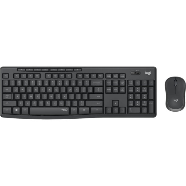 Teclado y Ratón Inalámbrico Logitech MK295 Negro Qwerty Español QWERTY