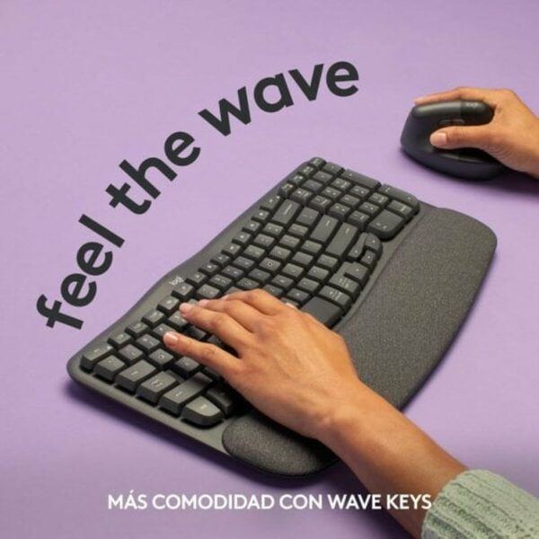 Teclado Logitech 920-012296 Grafito Español QWERTY - Imagen 8