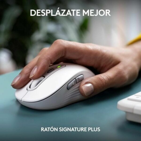 Teclado y Ratón Logitech 920-012596 Blanco Español QWERTY - Imagen 8