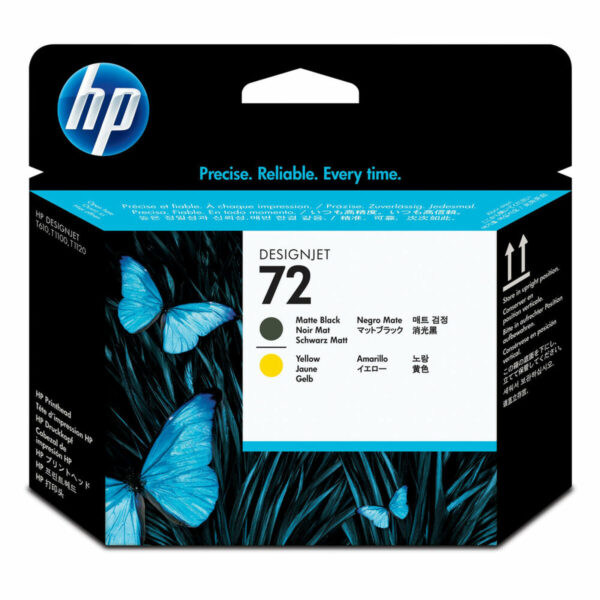 Cartucho de Tinta Original HP 72 Negro/Amarillo - Imagen 3