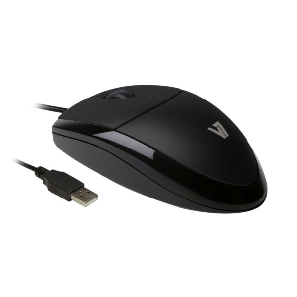 Ratón V7 MV3000010-BLK-5E Negro 1000 dpi - Imagen 4