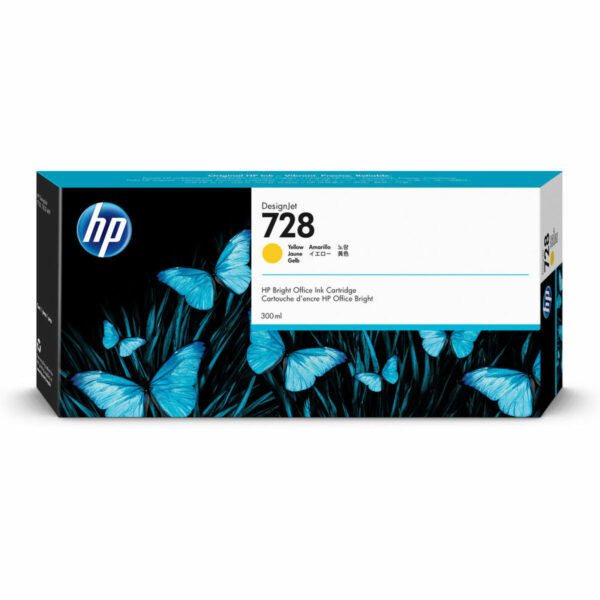 Cartucho de Tinta Original HP HP 728 Amarillo - Imagen 2