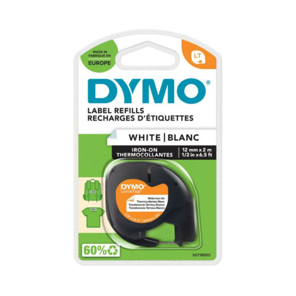 Cinta Laminada Dymo S0718850 Negro/Blanco - Imagen 2