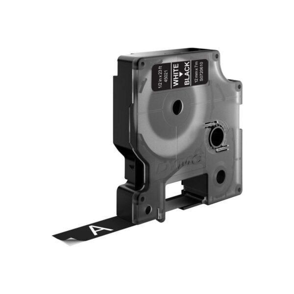 Cinta Laminada Dymo S0720610 Negro Blanco/Negro - Imagen 2