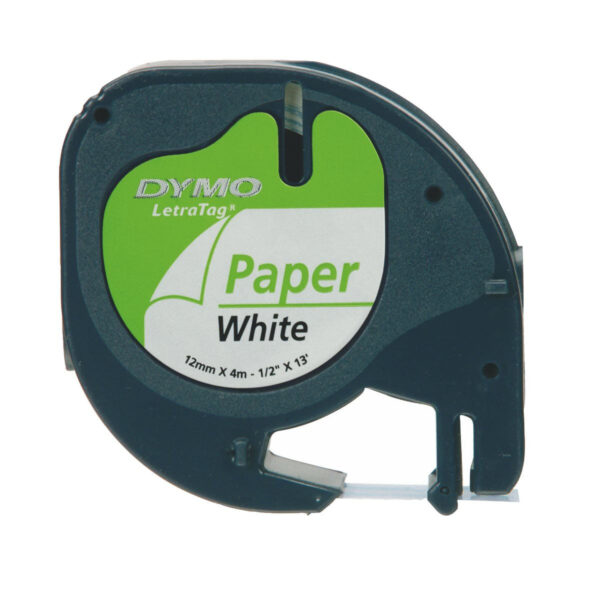 Cinta Laminada Dymo S0721510 Negro Negro/Blanco - Imagen 2