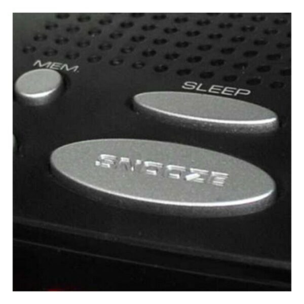 Radio Despertador Haeger RA-06B.005B Negro - Imagen 4