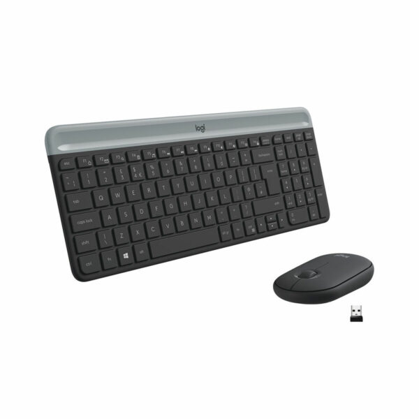Teclado y Ratón Logitech 920-009198 Negro Acero Qwerty Español QWERTY - Imagen 2