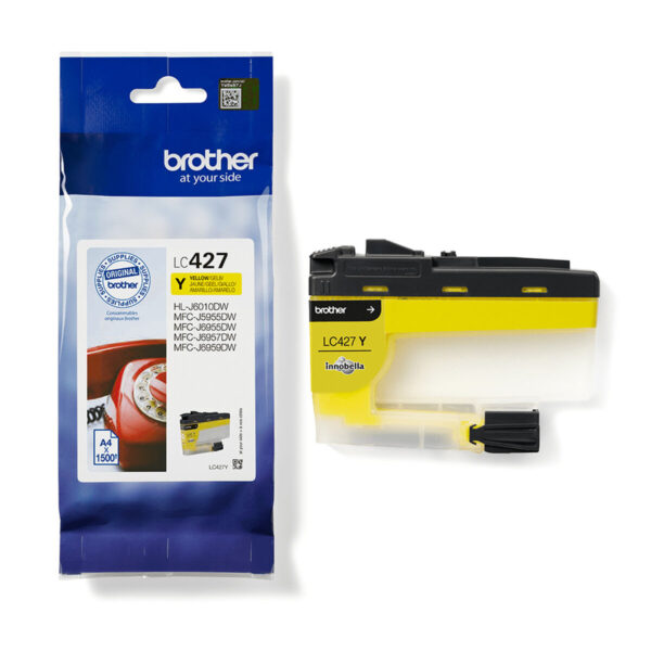 Cartucho de Tinta Original Brother LC-427Y Amarillo - Imagen 2