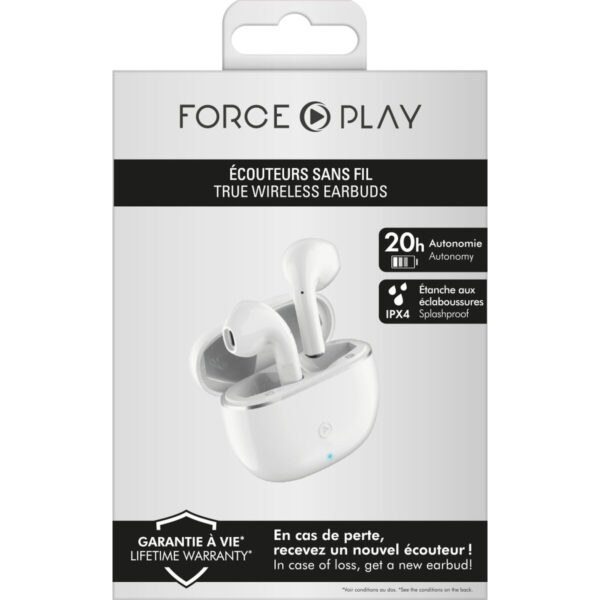 Auriculares in Ear Bluetooth Big Ben Interactive FPYTWSBOUTON Blanco - Imagen 3