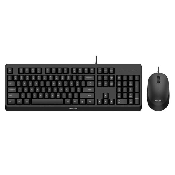 Teclado y Ratón Philips SPT6207BL/16 Qwerty Español - Imagen 2