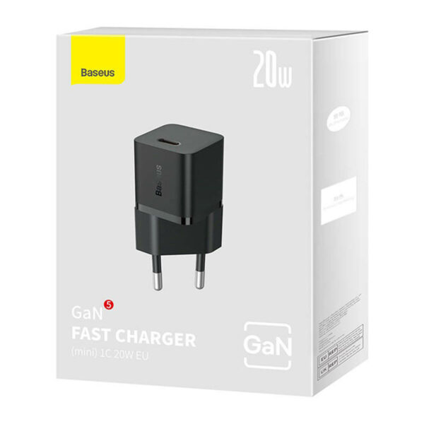 Cargador de Pared Baseus CCGN050101 Negro 20 W - Imagen 4