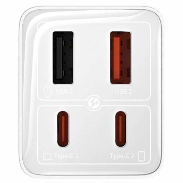 Cargador de Pared Baseus P10162701213-00 Blanco - Imagen 5